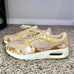 Nike Air Max SC Women's Size 10 Sesame Pink Desert Camo Sneakers DX3733-200
